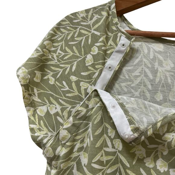 KINDRED BRAVELY Floral Nursing & Maternity Dress Size S Green Breastfeeding - Picture 5 of 7